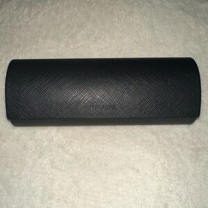Prada Textured Black Eyewear Case
